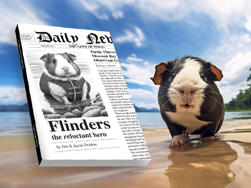 The guinea pig who learns to read the newspaper in his cage