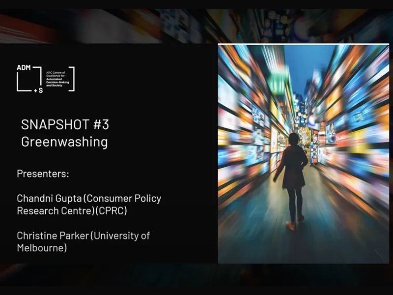 YouTube: The Australian Ad Observatory Webinar: Snapshot 3, Greenwashing