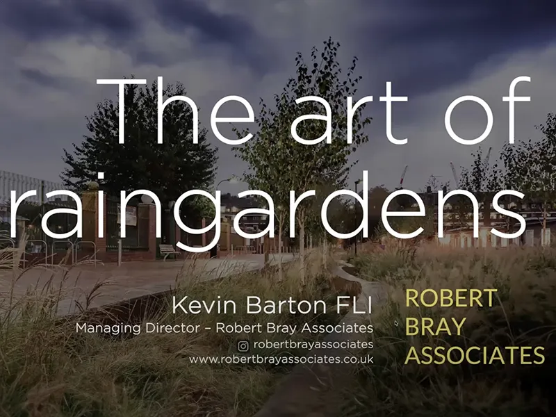 YouTube: Rain gardens webinar with Kevin Barton