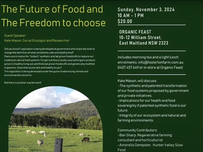 The Future of Food and the Freedom to Choose