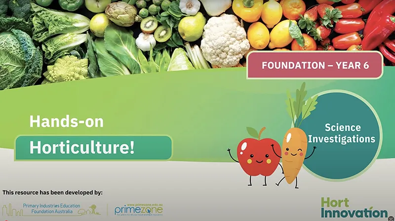 Hands-on Horticulture Teacher Professional Development Webinar