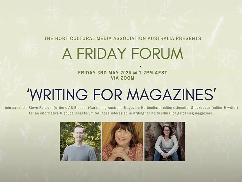 From the archives: Writing for Magazines – HMAA Webinar