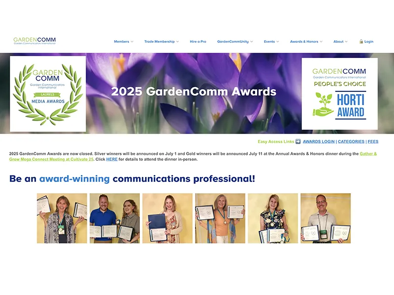 International media awards open