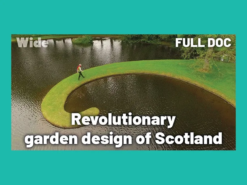When a garden becomes art: Garden of Cosmic Speculation