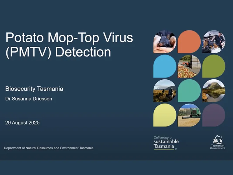 AUSVEG Potato Mop Top Virus Industry Webinar