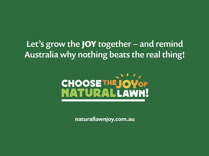 Choose the JOY of Natural Lawn