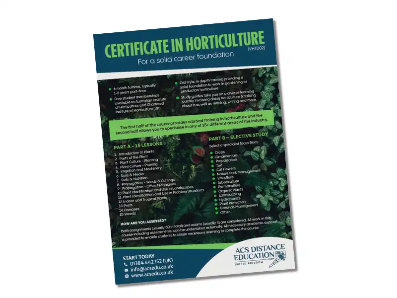 Updated Course Info from ACS Distance education