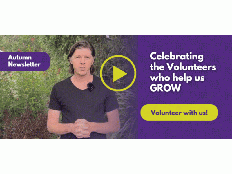 At Kevin Heinze GROW, volunteers are our lifeblood.